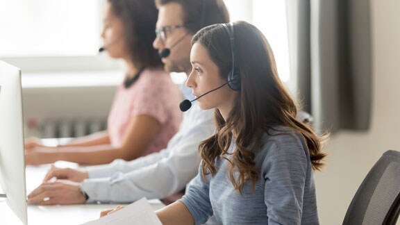 Female telecaller