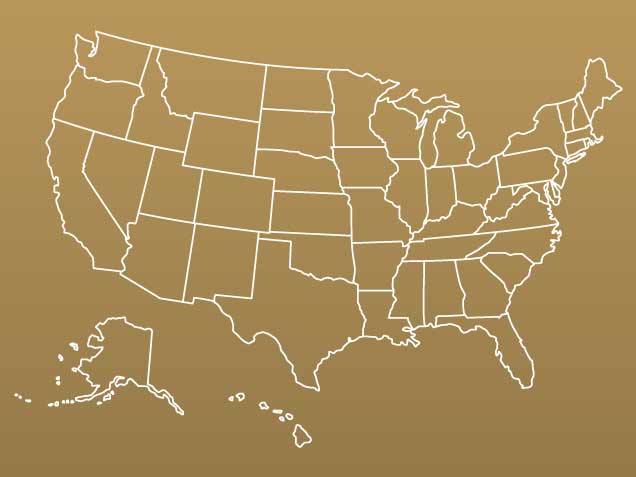 Map of the United States